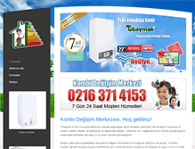 Tablet Screenshot of kombidegisimmerkezi.com